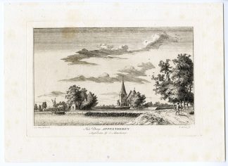 Antique Print-APPELTERN-GELDERLAND-VIEW-NETHERLANDS-Spilman-de Haan-c. 1800