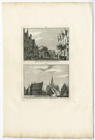 Antique Print-GRAVE-MAASPOORT-NUNNERY-CHURCH-Spilman-de Beijer-c. 1750