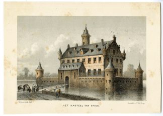 Antique Print-CASTLE OF GRAVE-NETHERLANDS-Trap-Hilverdink-1870