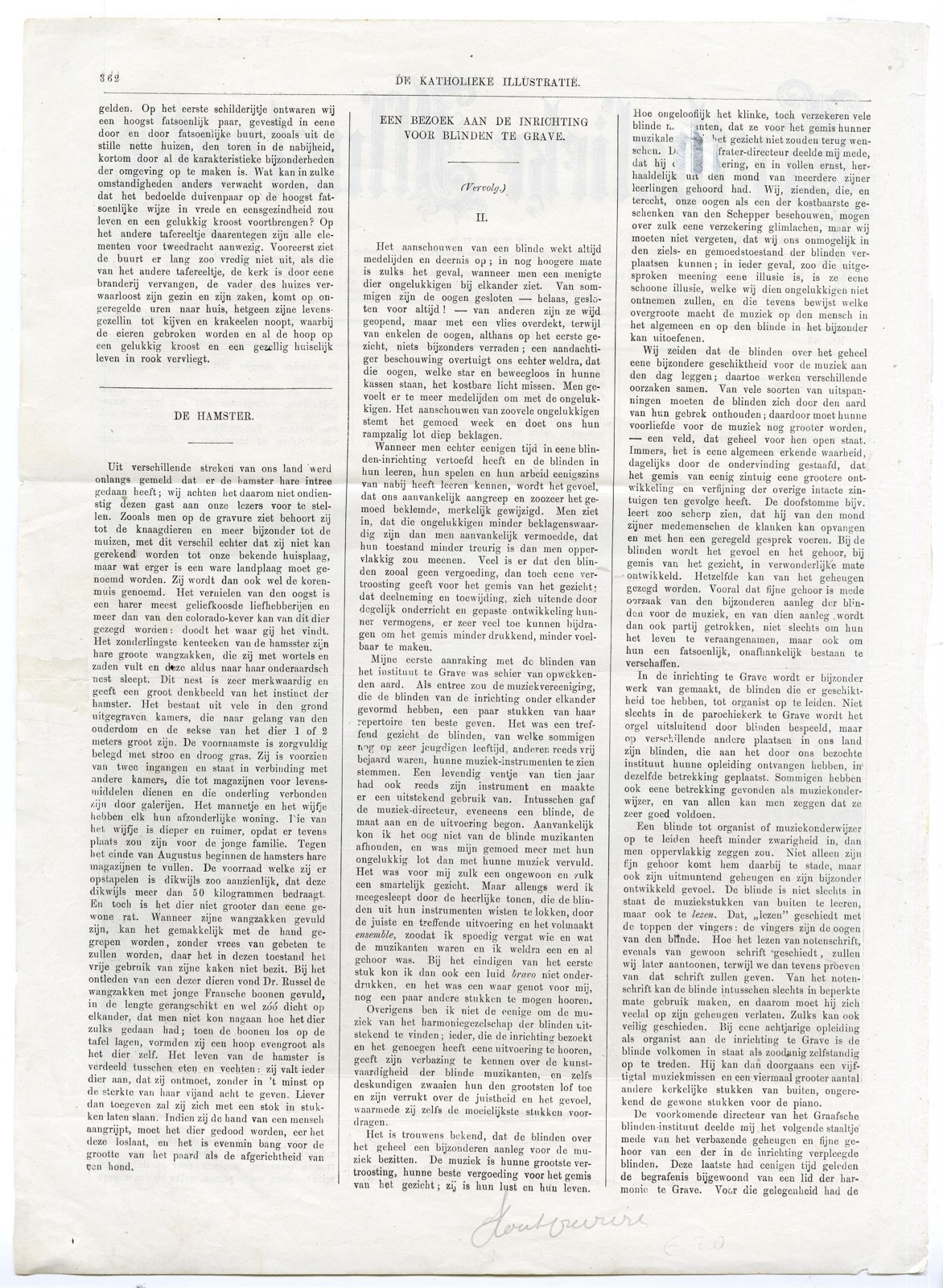 Pco 9845 416x568 Antique Print-BLIND-FACILITY-GRAVE-NETHERLANDS-Anonymous-1880 - Image 2
