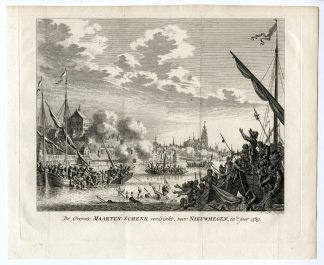 Antique Print-NIJMEGEN-MAARTEN SCHENK-DROWNING-NETHERLANDS-vd Meer-Tirion-1750