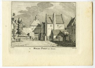 Antique Print-NIJMEGEN-VIEW-MOLENPOORT-NETHERLANDS-Spilman-de Beijer-1746