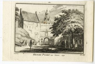 Antique Print-NIJMEGEN-VIEW-HEZELPOORT-NETHERLANDS-Spilman-de Beijer-1746