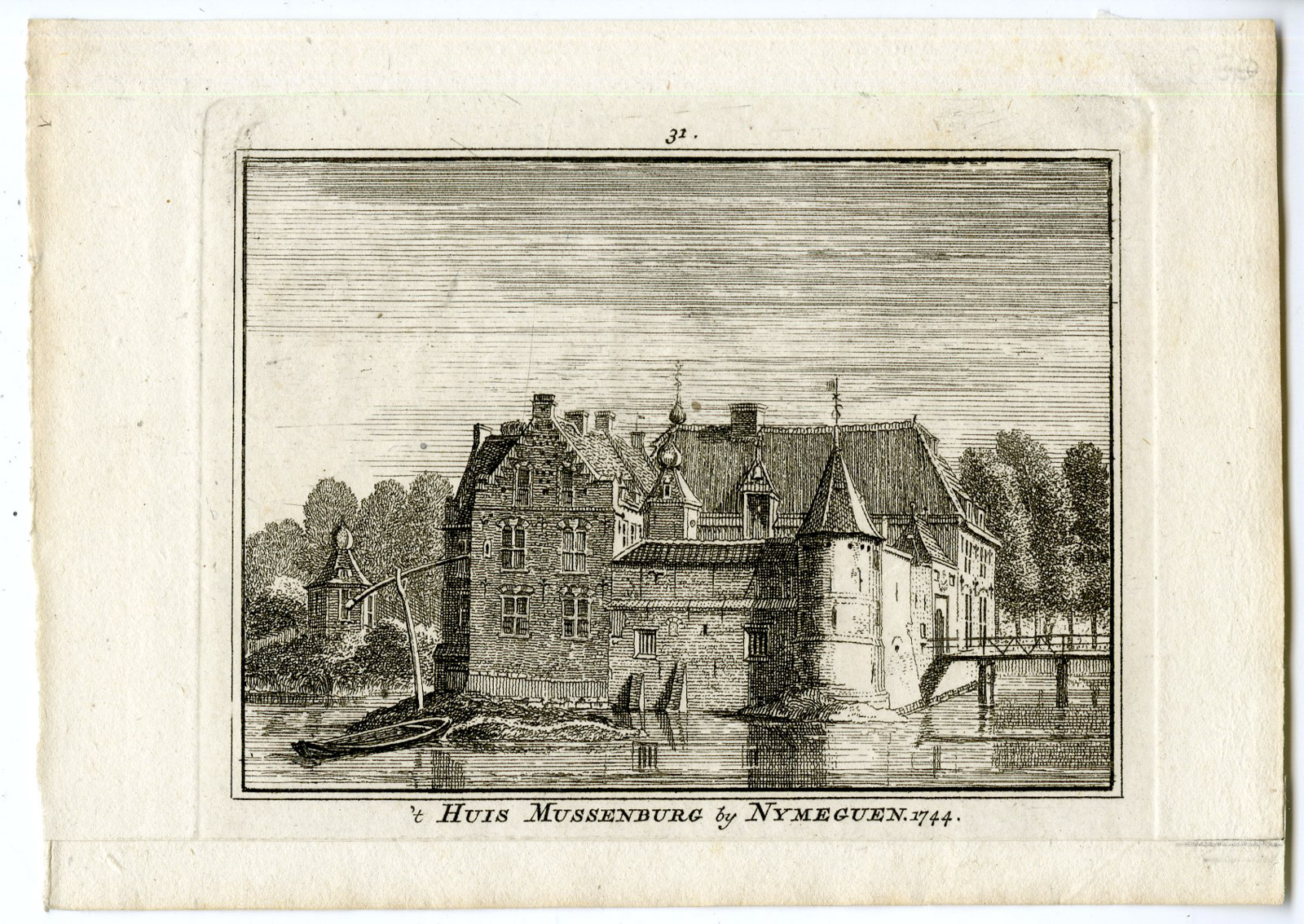 Pco 9948 416x295 Antique Print-NIJMEGEN-MUSSENBURG-CASTLE-NETHERLANDS-Spilman-de Beijer-1746
