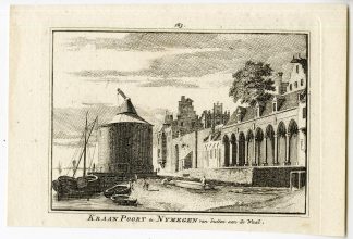 Antique Print-NIJMEGEN-KRAANPOORT-WAAL-NETHERLANDS-Spilman-de Beijer-1746
