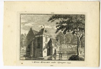Antique Print-NIJMEGEN-HULSEN-CASTLE-NETHERLANDS-Spilman-de Beijer-1746