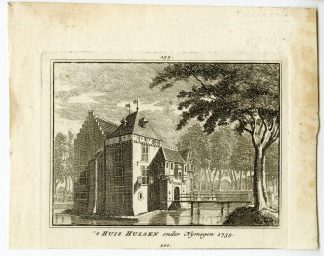 Antique Print-NIJMEGEN-HULSEN-CASTLE-NETHERLANDS-Spilman-de Beijer-1746