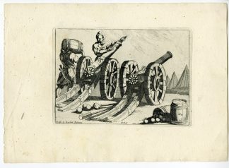 Antique Master Print-ARTILLERY-MILITARY-PLATE-4-Palmieri-Tempesta-1760
