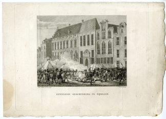 Antique Print-NIJMEGEN-CITY HALL-CIVIL UNREST-NETHERLANDS-Vinkeles-Bohn-c.1790