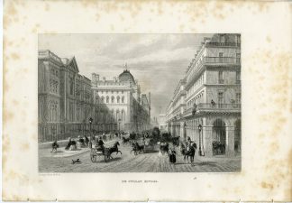 Antique Print-RUE DE RIVOLI-STREET-PARIS-FRANCE-Rouargue-Gram-1865