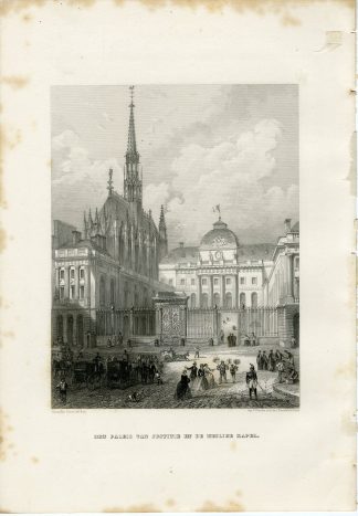 Antique Print-SAINTE CHAPELLE-PALACE OF JUSTICE-PARIS-FRANCE-Rouargue-Gram-1865