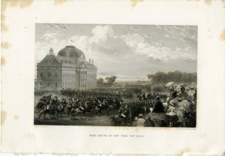 Antique Print-CHAMP DE MARS-MILITARY SHOW-PARIS-Lami-Gram-1865