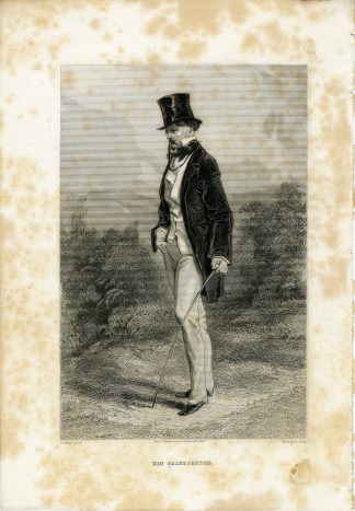 Antique Print-DANDY-FASHION-SALETJONKER-PARIS-FRANCE-Rouargue-Gavarni-Gram-1865