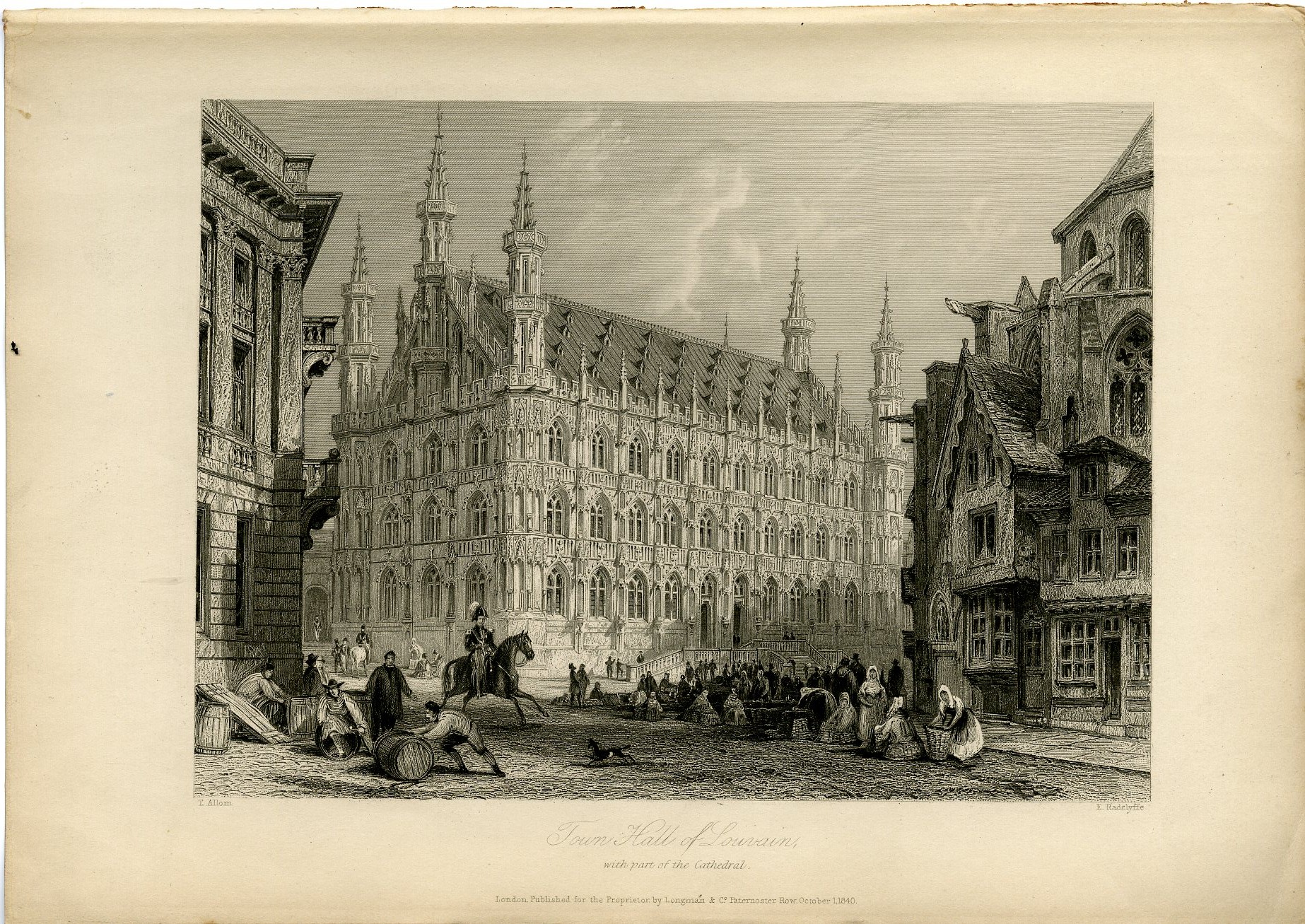 Pictura 14133 416x295 Antique Print-LEUVEN-LOUVAIN-TOWN HALL-CATHEDRAL-Radclyffe-Allom-Roscoe-1840