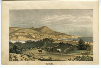 Rare-Antique Print-VARNA-BULGARIA-BLACK SEA-Goehring-1855