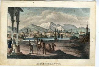 Rare-Antique Print-SIMFEROPOL-AQMESCIT-CRIMEA-RUSSIA-Goehring-1855
