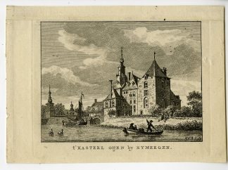 Antique Print-CASTLE DE OOIJ-NIJMEGEN-Bendorp-Bulthuis-1792